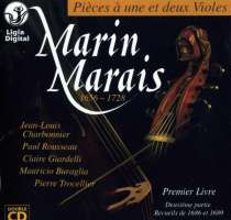 Marais: Premier Livre de pieces de viole vol. 2